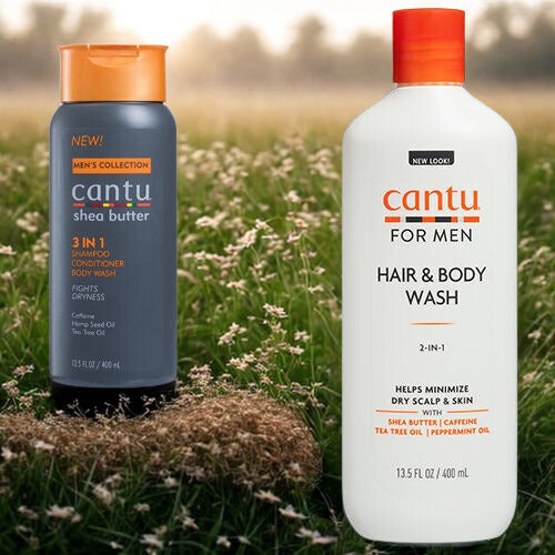 Nettoyant 2-en-1 Cheveux et Corps Cantu for Men
