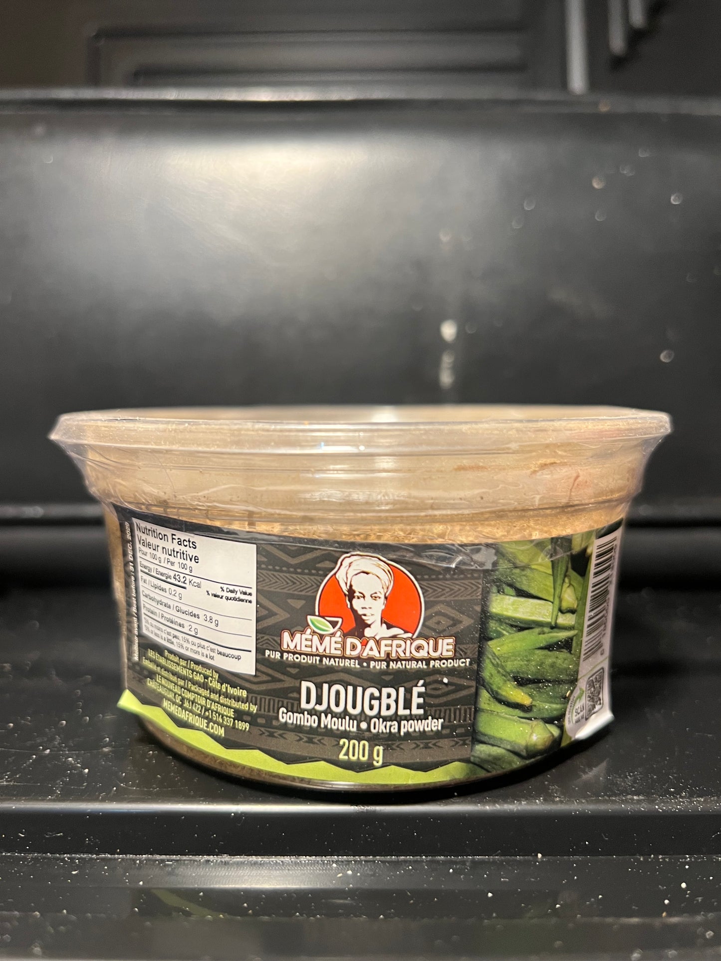 Djougblé Gombo Moulu (Poudre de Gombo Séché)