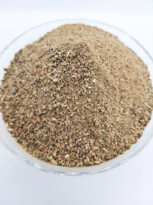 djoumgblé, gombo sec, gombo moulu, épices africaines, sauce gluante, côte d'ivoire, ouest africain, condiments, premium
