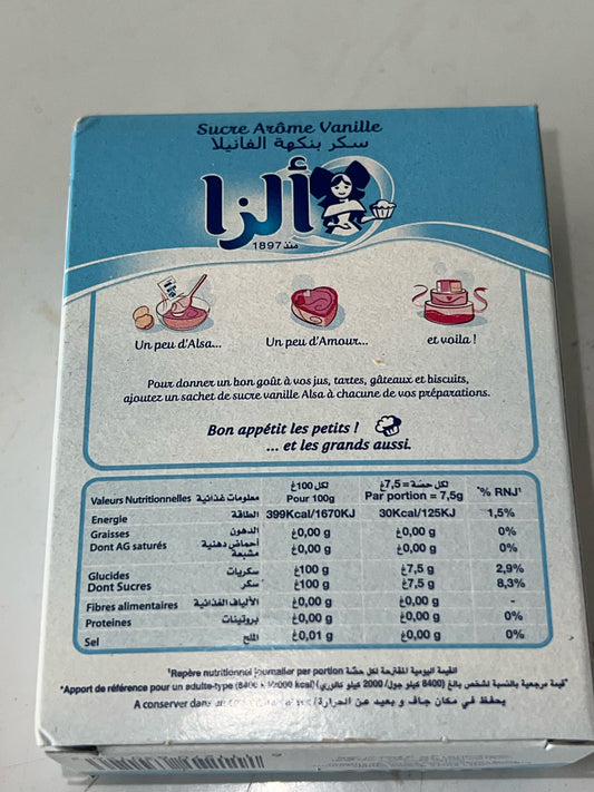 Alsa Sucre Arôme Vanille