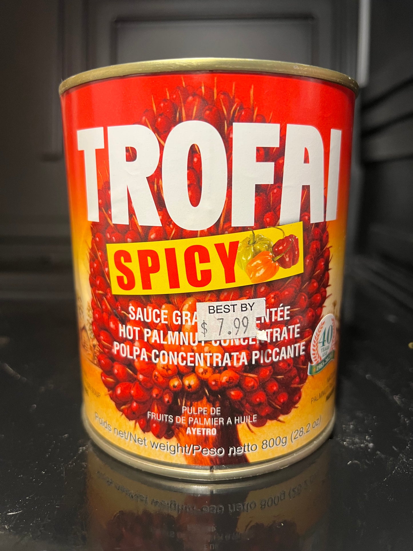 Trofai Sauce Graine Pimentée (Concentré de Fruit de Palme)
