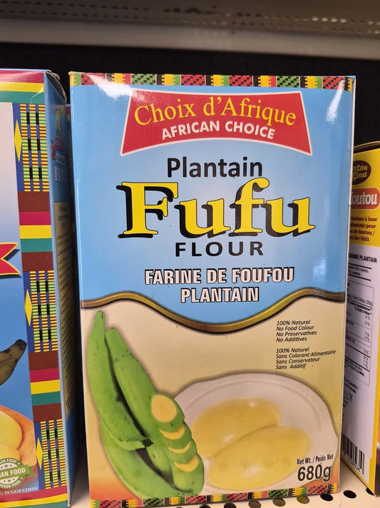Choix d’Afrique Fufu Plantain (Farine de Plantain)